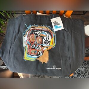 Jean-Michel Basquiat King Pleasure Canvas Tote Bag